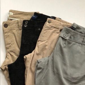 2 for $30 Bundle- Four Pairs of Bootcut Work Pants